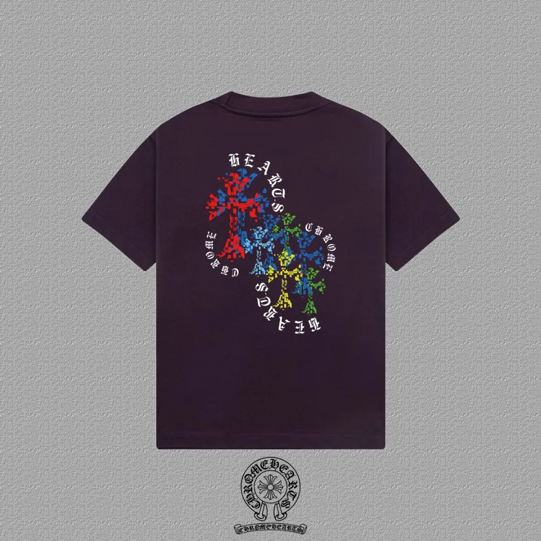 [CH ] 2026FW T LOGO Premium 26s Same Style ：Black White Purple Size：S M L XL 2XL